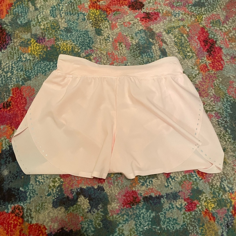 Pink flowy lululemom shorts